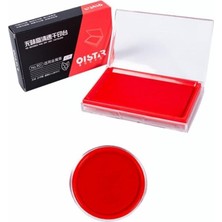 Stampa Mürekkep Baskı Pedi 10CMX7CM Siyah Mavi ve Kırmızı Kırmızı