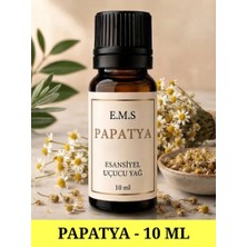 Ems E.M.S PAPATYA Esansiyel Uçucu Yağ Buhurdanlık Yağı Difüzör Esansı Oda Kokusu Esansı MUM ESANSI 10 ML.