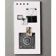 Dünya Magnet Mıknatıslı Beyaz Pano, 30X70 Cm, Dekoratif Magnet Panosu