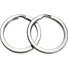 20 mm Ezme Anahtarlık Halkası Nikel 100 Adet