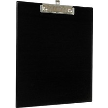 Kapaksız Sekreterlik Pvc- Yazı Tablası Bloknot Metal Klipsli