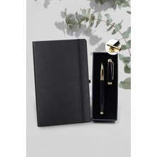 Trendmiya Siyah Defter & Siyah Dolma Kalem