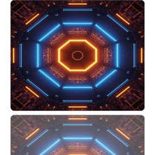 BLS 18X22 cm Küçük Boy Oyuncu Gaming Mouse Pad Kaymaz Kauçuk Taban Fare Altlığı Mousepad