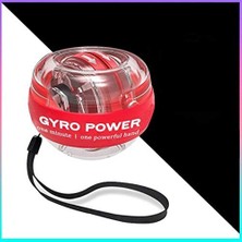Valkyrie Autostart Çantalı Multilight Powerball Bilek Egzersiz Topu Kırmızı