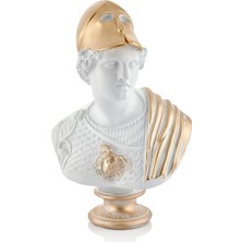 Setabianca *altın Detaylı Athena Büstü 36 * 25 * 56 cm
