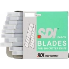 Artlantis Maket Bıçağı Yedeği Geniş 3 Tüp 10 Lu 18 mm Sdı Falçata Bıçağı Yedek Ağızlar