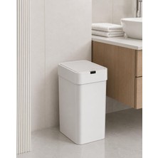 9 Litre Slim Sensörlü Çöp Kovası, Otomatik Temassız Akıllı Çöp Kutusu, Sessiz Kapanan, 2 A