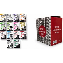 Lilith Yayınevi 📚 Büyük Düşünürler Dizisi 14 Kitap Kutulu Set | Nietzsche, Kant, Freud, Kafka, Sartre, Rousseau, Heidegger, Descartes