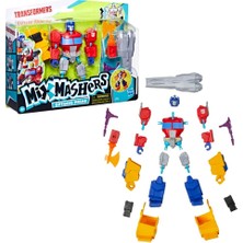 Transformers Mixmashers Optimus Prime Özel Kombine Edilebilir Deluxe Aksiyon Figürü ve Aksesuarla