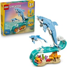 LEGO Creator 3'ü 1 Arada Deniz Hayvanları: Güzel Yunuslar 31385 – 9 Yaş ve Üzeri Çocuklar I�