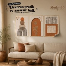 Akıllı Kağıt Statik Tutunma Özellikli Tablo - Poster Modern (Model- 45)