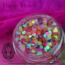 Mey İthalat Happy Hearts - Jel Formlu Doğal Glitter
