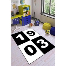 Rugviva Kaymaz Tabanlı Halı Çocuk KD60, Besiktas, 120 x 180