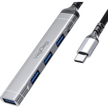 Type-C To USB 3.0 4 Port 3*usb 2.0 ve 1*usb 3.0 Çoklayıcı Hub