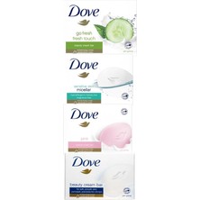 Mey İthalat Dove Beauty Cream Bar 90 Gr, Pink, Micellar, Fresh Touch, Katı Güzellik Sabunu