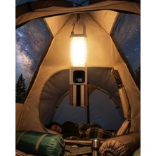 Ozka Concept LED Kamp Lambası USB Şarjlı 500 Lümen Parlaklık Güç Göstergeli Taşınabilir Fener