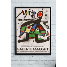 Mey İthalat Postermanya (PSTER12364) Joan Miro - Orig Art Sanatsal Çerçeveli Tablo (21X30CM)
