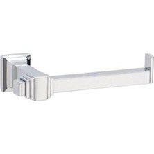 Kubıc Tuvalet Kağıtlığı Krom Renk 44X76X156 mm