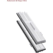 Mey İthalat Roborock S8 S8 Sonic S8 Pro Ultra ile ile Uyumlu Hepa Filtre (Kutuda 2 Adet)