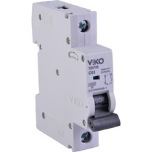 10VTB-1C63 Otomatik Sigorta 10KA C Tipi 1 Kutup 63A
