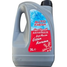 Autofresh Organik Antifriz 3 Lt -52 Kışlık Antifiriz Korozyon Aşınma Önleyici
