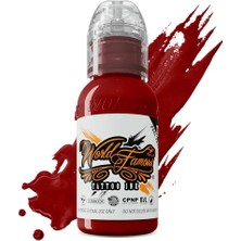 World Famous Tattoo Ink World Famous Ink Laceration Kırmızı Dövme Boyası 1oz - 30ML
