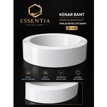 ESBH Mobilya Kenar Bant 40 mm x 50 Metre Parlak Beyaz Ütü Bantı Melamin Kenar Bandı