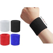 Pekial Sporcu Bilekliği, Çok Renkli, Unisex, Ter Emici, Futbol Basketbol Tenis, Çiftli Set