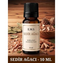 E.M.S SEDİR AĞACI Esansiyel Uçucu Yağ Buhurdanlık Yağı Difüzör Esansı Oda Kokusu Esansı MUM ESANSI 10 ML.