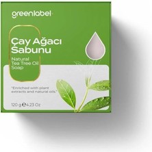 Mey İthalat Greenlabel Çay Ağacı Sabunu Doğal Sivilce ve Akne Karşıtı 120 Gr.