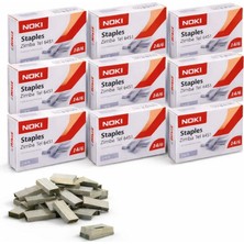 Zımba Teli 24/6 Büyük – 10'lu Paket (Toplam 10.000 Tel) Dayanıklı Metal Tel