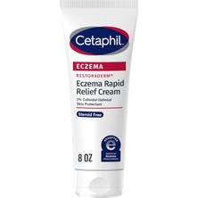 Mey İthalat Cetaphıl Eczema Restoraderm Flare-Up Relıef Cream, For Eczema Prone Skin, 8 Oz, Barrier Repair, 48 Hour Hydration, 2% Skin Protectant Colloidal Oatmeal, Steroid Free
