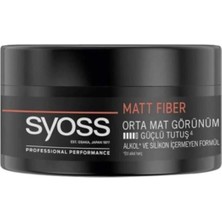 Mey İthalat Syoss Matt Fiber Wax, 100 Ml, Saç Şekillendirici Krem