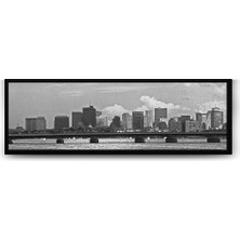 Şehir Fotoğraf Panorama Tablo - 120X40CM