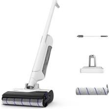 Mey İthalat Tefal X-Clean 10 Islak Sert Zemin Temizleyici Kablosuz Dikey Süpürge-Kendini Temizler Kurutur - Ilave Rulo