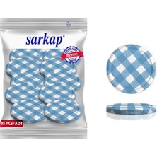 Sarkap Kavanoz Kapağı, 82MM, Hava Geçirmez, Sızdırmaz, Konserve Için Uygun, 10'lu Paket (Mat E