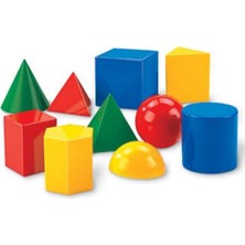 Hellove Geometri Için 3 Boyutlu Geometrik Cisimler 11 Adet Geometrik Şekil