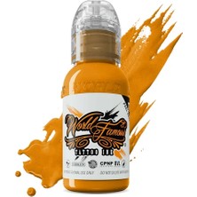 World Famous Tattoo Ink World Famous Ink Master Mike Kirin Gold Sarı Dövme Boyası 1oz - 30ML