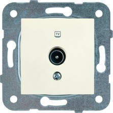 Karre-Meridian Krem Tv Geçişli 8db Mekanizma