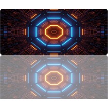 BLS 70X30 cm Büyük Boy Oyuncu Gaming Mouse Pad Kaymaz Kauçuk Taban Fare Altlığı Mousepad