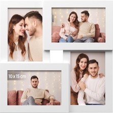 Songmıcs 4 Fotoğraf Için Resim Çerçevesi Kolajı, 10 x 15 cm RPF25WT