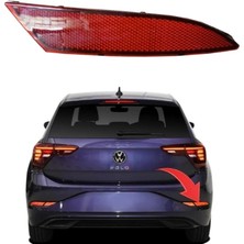 Gkl Vw Polo Sağ Arka Tampon Reflektörü Büyük 2021 Sonrası 2G0945106A