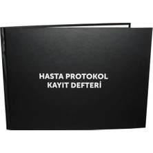 Notyaz Hasta Protkol Kayıt Defteri 400 Yaprak Sert Kapaklı
