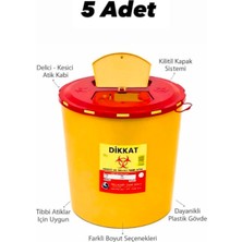 Umbex Plus 5 Adet Tıbbi Atık Kovası 12 Lt