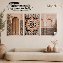 Akıllı Kağıt Statik Tutunma Özellikli Tablo - Poster Çini (Model- 16)