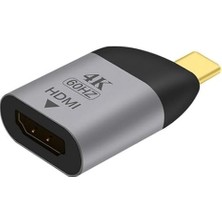 Type-C To HDMI Adaptör USB C To HDMI Çevirici Macbook Uyumlu Type-C To HDMI Dönüştürücü Note