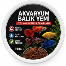 Mey İthalat Etçil Akvaryum Balık Yemi, Granül 500–800 Micron, Yüksek Proteinli%50, Hızlı Büyüme, Canlı Renk, Tüm Tropikal Balıklar Için