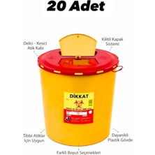 Umbex Plus 20 Adet Tıbbi Atık Kovası 20 Lt