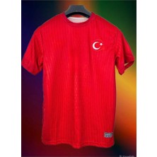 Candy Cup Türkiye Kırmızı Milli Takım Euro Yeni Sezon Yakalı Yetişkin Isimsiz Forması Kırmızı H
