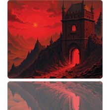 BLS 18X22 cm Küçük Boy Oyuncu Gaming Mouse Pad Kaymaz Kauçuk Taban Fare Altlığı Mousepad